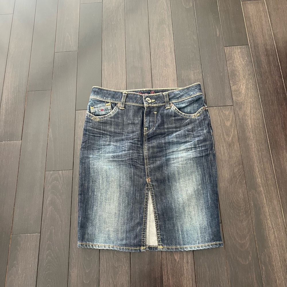 Y2k/ 90's Denim Midi Skirt